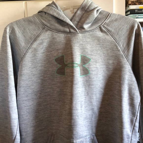 Heather grey under armour hoodie - Picture 1 of 6